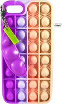 Ultrasativa® Apple iPhone 7/8 Pop It Case – Sojaboon - Purple Dream