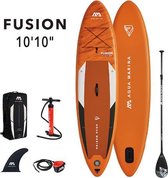 Aqua Marina Fusion | 2021 - Opblaasbaar SUP board - 330 cm - complete set met peddel, leash, pomp, fin en rugzak