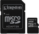 Kingston - 128 GB  microSDXC Klasse 10 UHS-i met Adapter