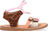 Sandalen | Meisjes | Brown Animal | Leer | Shoesme | Maat 26