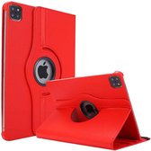 Fonu 360 Étui compatible avec iPad Air 5  -  iPad Air 4 - 10.9 inch - Rouge - Rotatif