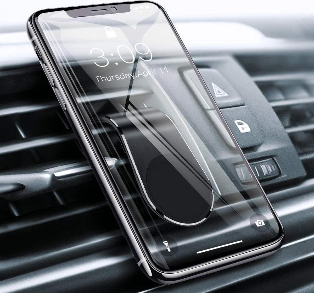 Universele Magneet Telefoonhouder voor in de Auto - Ventilatierooster houder - Mobiel Autohouder - Handsfree Bellen - Smartphone Mobile Car Phone Holder - Geschikt voor Apple iPhone - Samsung