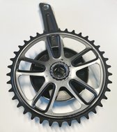 crankstel Strixvaria 38T aluminium/staal zwart