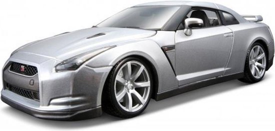 2009 Nissan GT-R R35 (Zilver) (30 cm) 1 