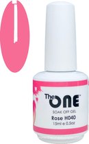 The One Pro - Gellak 15ml - kleur Rose Roze H040