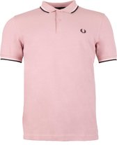 Fred Perry - Polo M3600 Roze - Slim-fit - Heren Poloshirt Maat M
