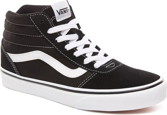 Vans Ward Hi Dames Sneakers - (Suede/Canvas)Black/White - Maat 42 | bol.com