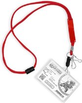 Keycord Luxe Rood