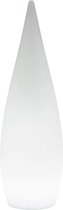 LED Tuinverlichting - Vloerlamp - Trion Palina - 3W - Warm Wit 3000K - RGBW - Dimbaar - Ovaal - Mat Wit - Kunststof - BES LED
