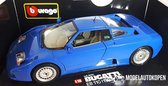 1991 Bugatti EB 110 (Blauw) (30cm) 1/18 Bburago  - Modelauto - Schaalmodel - Model auto - Miniatuurautos - Miniatuur auto