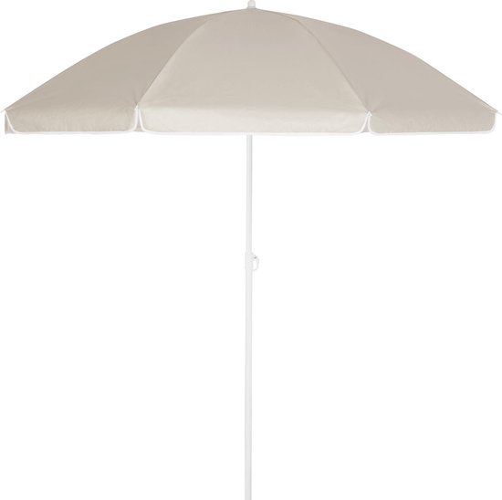 Kingsleeve Parasol 200cm UV 50+ Kantelbaar Waterafstotend Strand Beige