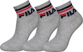 Fila - 6-pack Enkel Sokken - Grijs - Maat 35-38