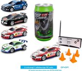 Gear2play Rc Raceauto Driftincars 7 cm in blikje-  Met Accessoires