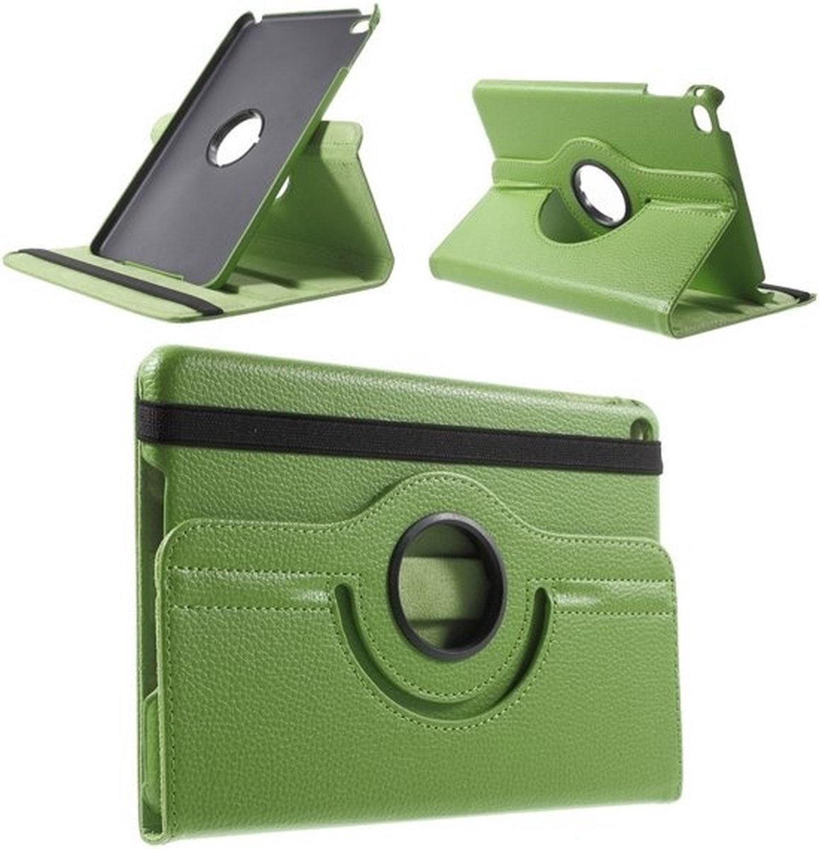 Ntech Hoes geschikt voor Apple iPad iPad Mini 2019 Draaibaar Hoesje 360 - Groen