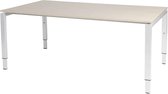 Vergadertafel Domino - 180x100 robson - wit frame