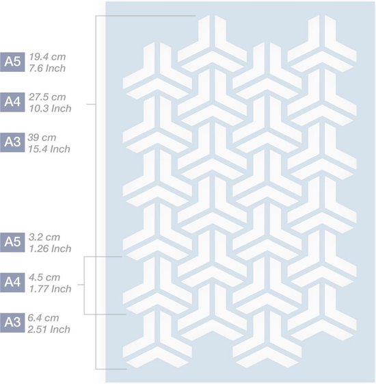 QBIX Feuilles de plastique mylar - 10 pièces Format A4 Plastique