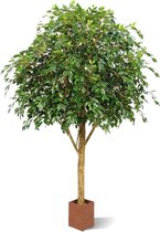 Maxifleur kunstplanten - Kunst Ficus Exotica - Giant - XL - Kunstboom - 290cm - Niet van echt te onderscheiden!