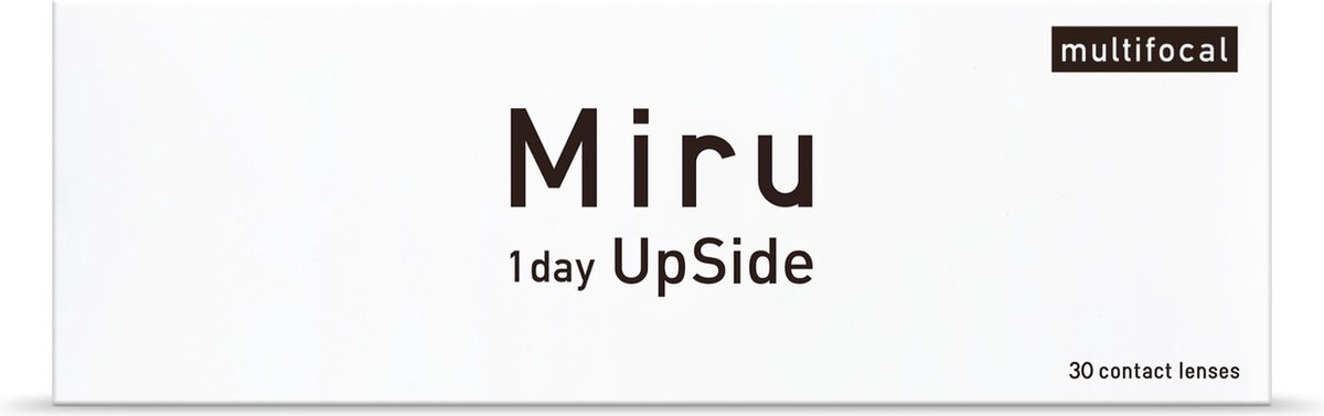 +1.00 - Miru 1day UpSide Multifocal - Laag - 30 pack - Daglenzen - BC 8.40 - Multifocale contactlenzen