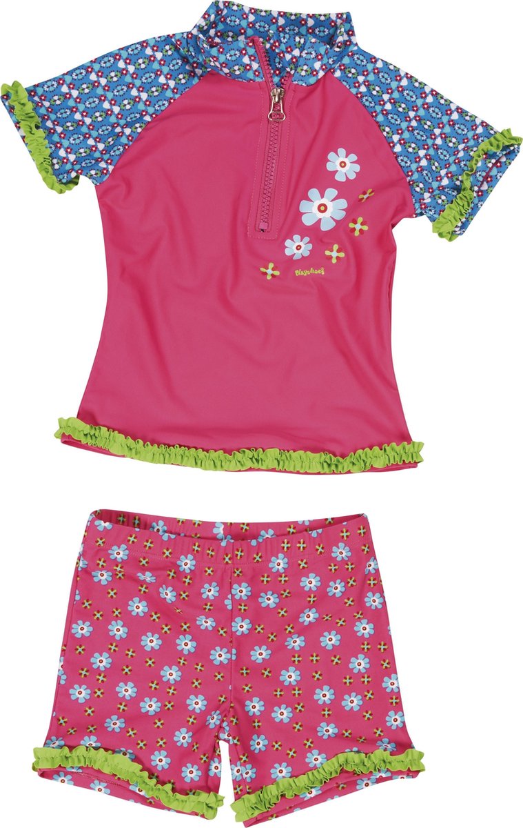 Playshoes UV - zwemsetje Kinderen Bloem - Roze