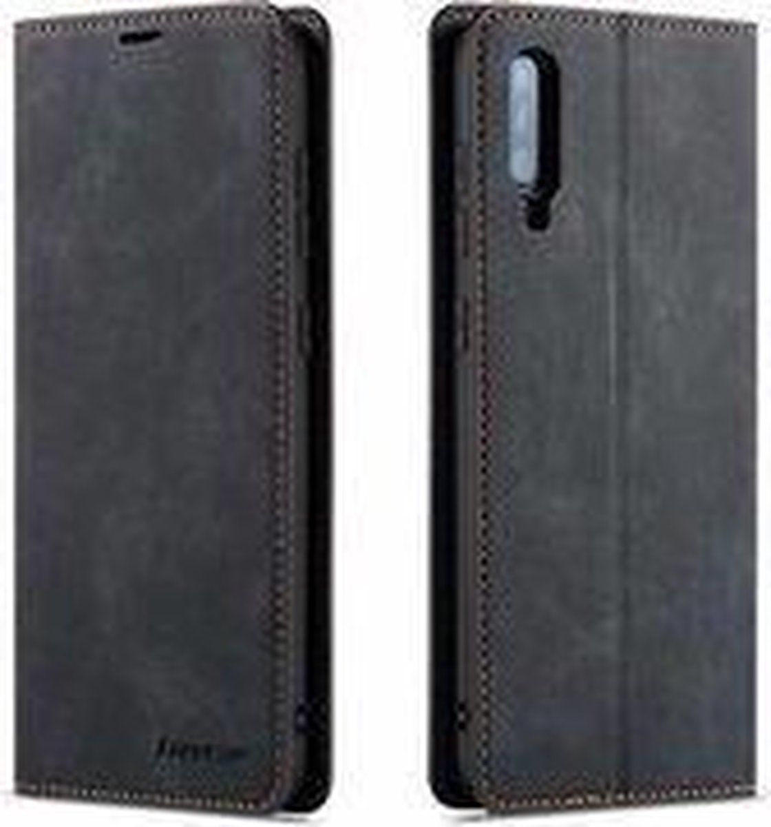 Luxe PU leren Bookcase voor Samsung Galaxy S20 | Hoogwaardig Leren Hoesje | Lederen Wallet Case | Telefoonhoesje | Kaarthouder | Portemonnee | Zwart