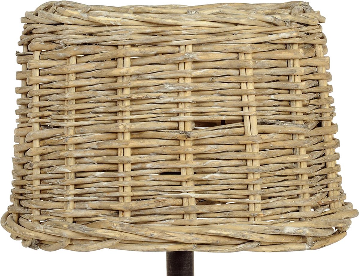 Clayre & Eef Lampenkap 25x18x16 cm Beige Rotan
