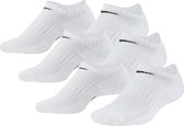 Nike Nike Everyday Cushion No-Show Sokken Sokken - Maat 38-42 - Unisex - zwart - wit