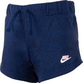 Nike Sportswear Jersey Short Broek - Meisjes - donkerblauw