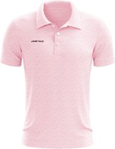 Jartazi Polo Picqué Premium Heren Katoen Zachtroze Maat Xl