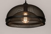 Lumidora Hanglamp 74180 - E27 - Zwart - Metaal - ⌀ 38 cm