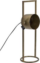 Bureaulamp metaal - 18x18x56cm - Kolony - gold