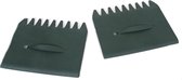 Gerimport Bladgrijper 30 X 25 Cm Matzwart 2 Stuks