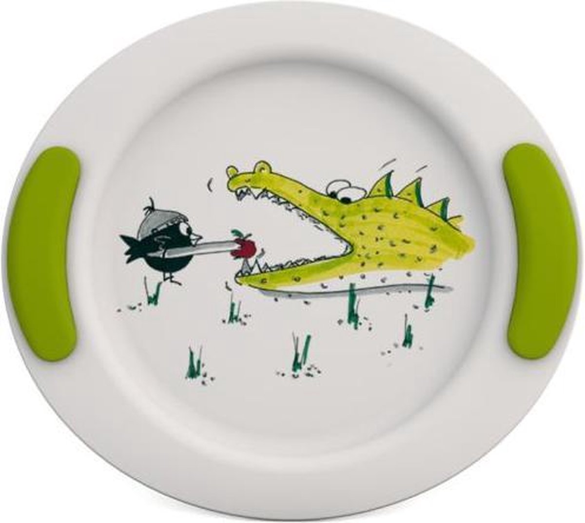 Kinderbord Krokodil - Geel