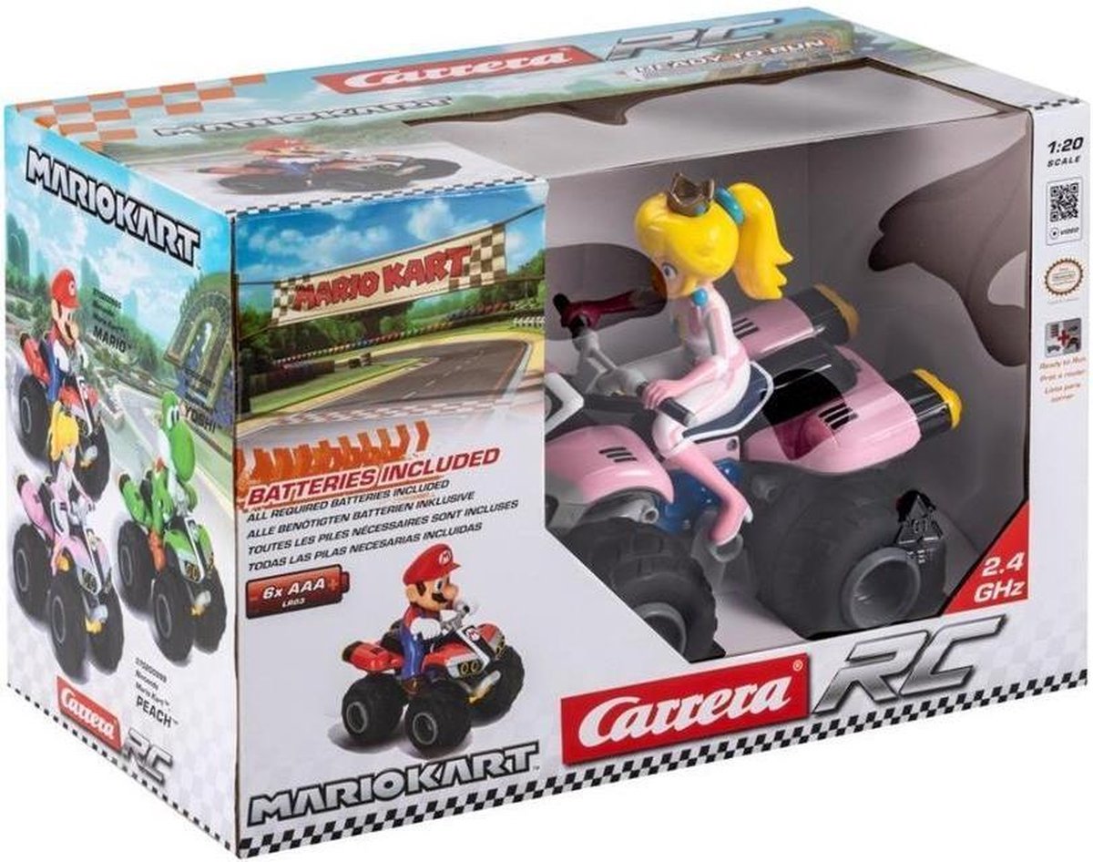 Carrera Rc Mario Karttm Peach Quad 4423