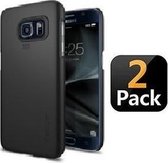 Telefoonhoesje - Back Cover - Geschikt Voor Samsung Galaxy S7 - Zwart
