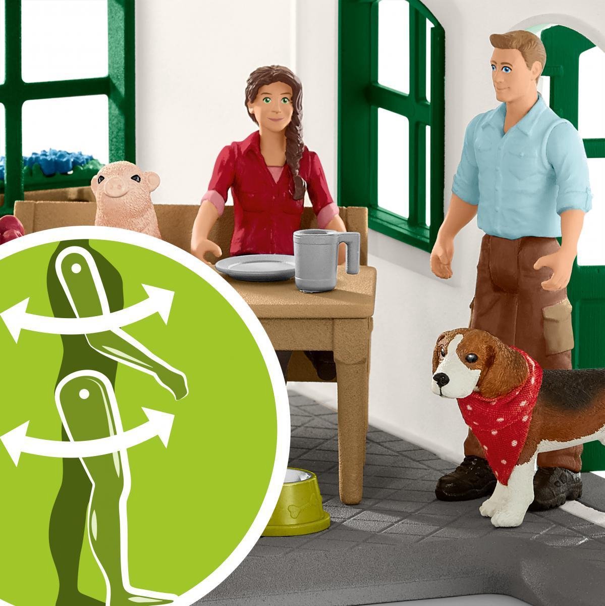 schleich FARM WORLD - Avontuurlijke boomhut - Speelfigurenset - Kinderspeelgoed voor Jongens en Meisjes - 3 tot 8 jaar - 28 Onderdelen — afbeelding 5