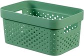 Curver Infinity Opbergbox dots 4,5L - 100% recycled z.groen