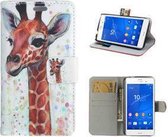 Sony Xperia Z3 Compact Hoesje Case Giraffe