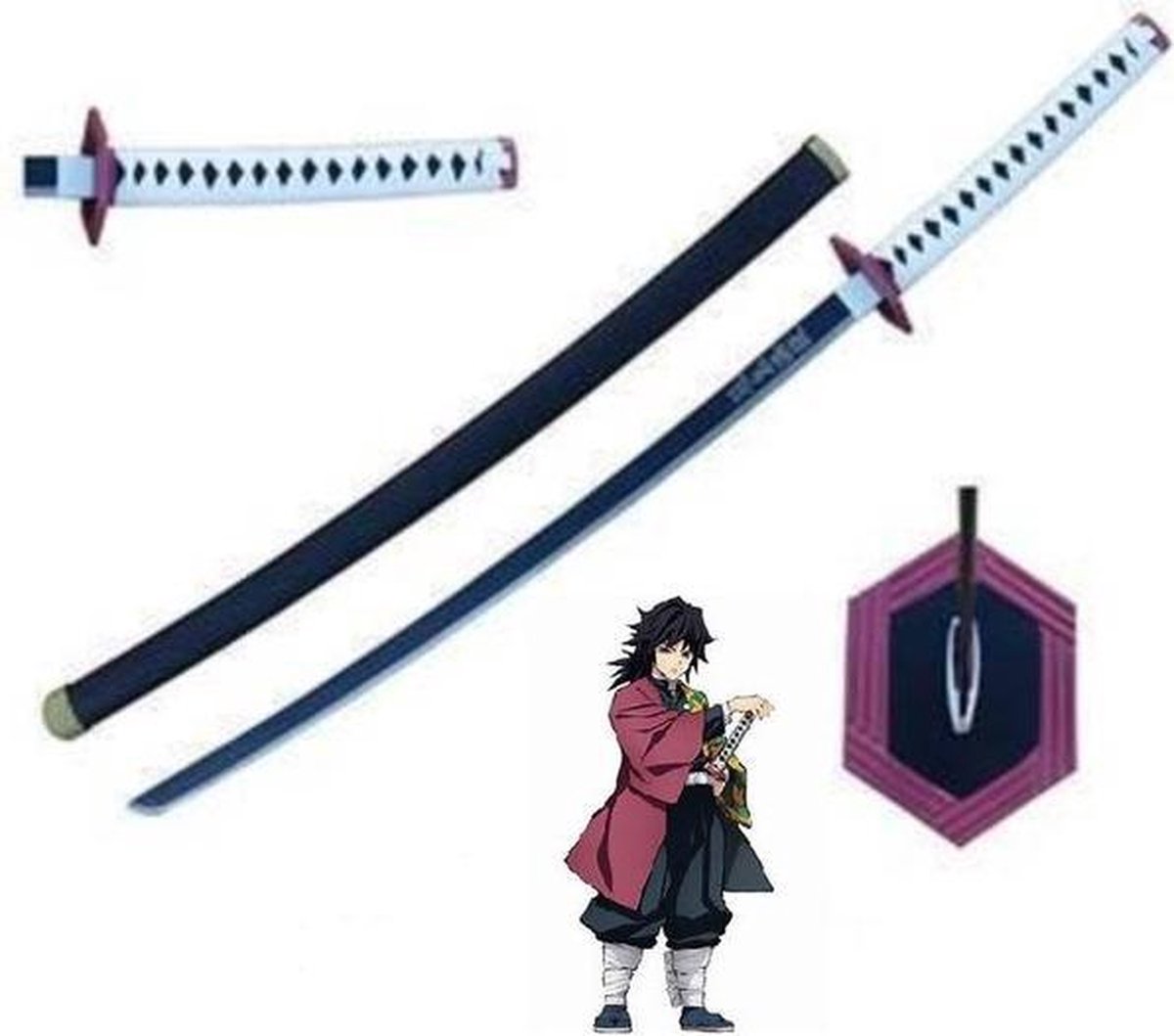 Demon Slayer Giyu Tomioka Demon Slayer Zwaard Anim Zwaard Cosplay Zwaard Manga Bol Com