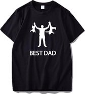 Vaderdag Shirt - Best Dad - Maat M
