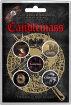 Candlemass button The Door to Doom 5-pack