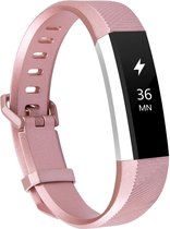 YPCd® Siliconen bandje - Fitbit Alta (HR) - Rosé Goud - Small