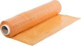 Oranje handwikkelfolie 50cm x 270mtr, 23my. 1 rol + Kortpack pen (005.0902)