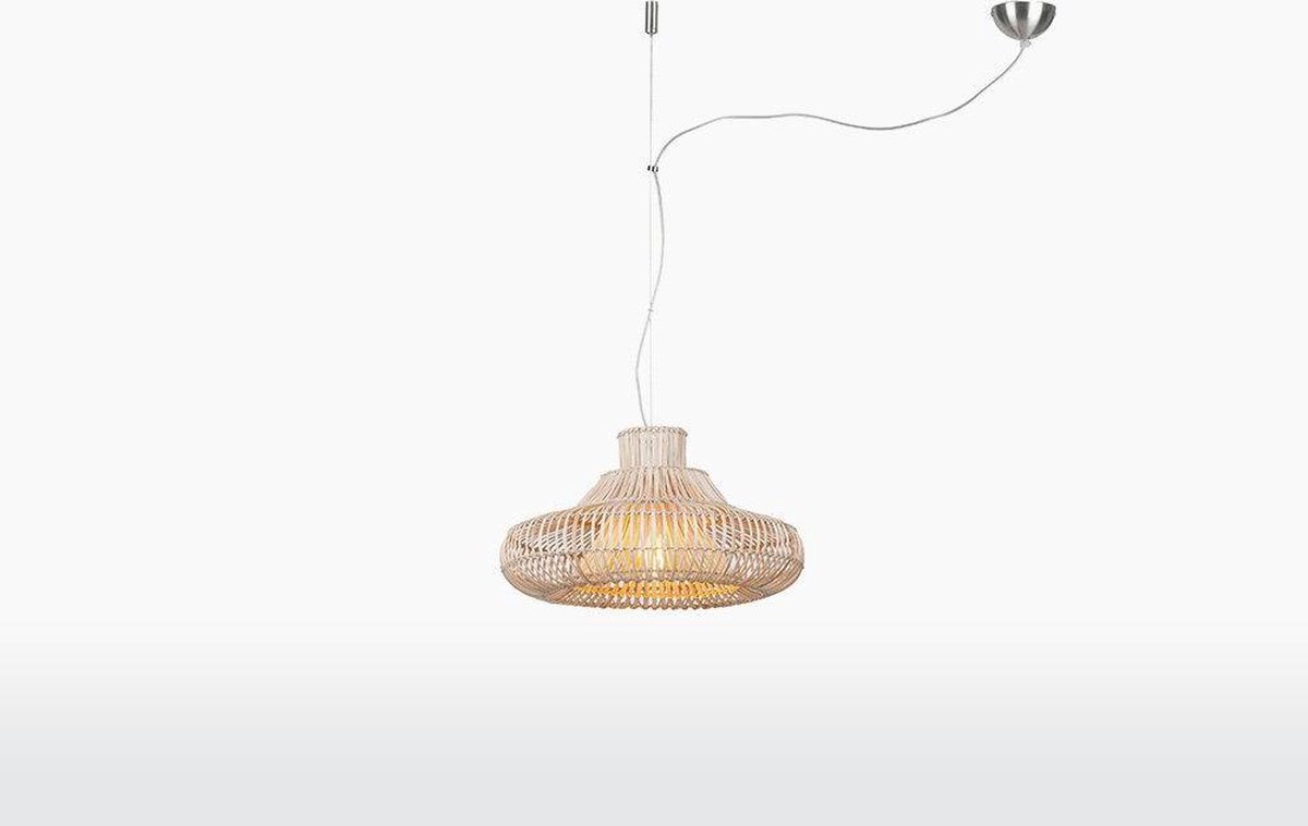 Hanglamp – KALAHARI - Rotan - Small (45x29cm) - Met LED-lamp