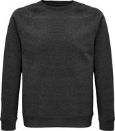 SOLS Unisex Adult Space Organic Raglan Sweatshirt (Houtskool mergel)