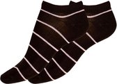 UphillSport Pico Lifestyle Upcycled Cotton Sokken Zwart/Wit Unisex Ankle Light