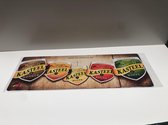 Kasteel bier barmat afdruipmat 58,5 x 21,5cm