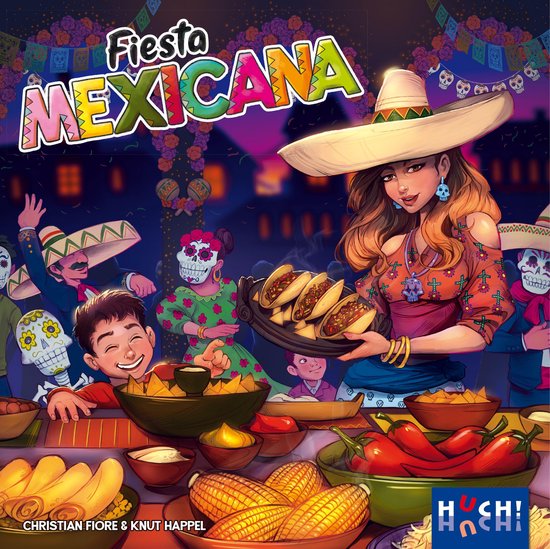 Thumbnail van een extra afbeelding van het spel Fiesta Mexicana bordspel - Huch! -  NL/DE/FR/EN