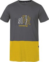 Rafiki T-shirt Rafiki Heren Modal/cotton Geel/grijs Maat Xl