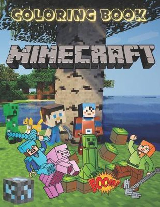 MINECRAFT Coloring Book, Jada Coloring Books | 9798695158908 | Boeken ...