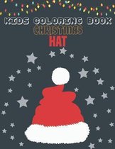 Kids Coloring Book Christmas Hat